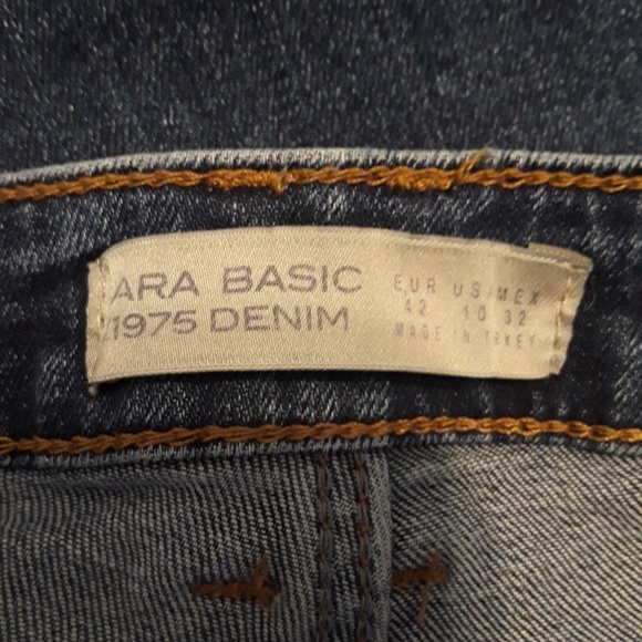 Zara Basic Denim 1975 skinny jeans sz 10 - Picture 6 of 7